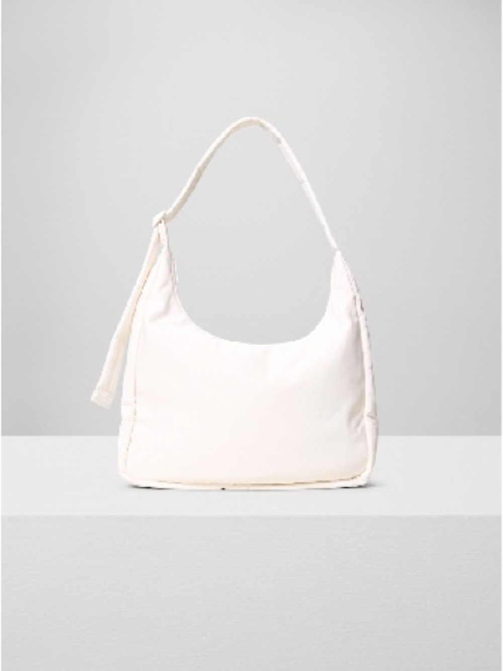 Aritzia (Monica Bag) Cream Shoulder Bag - Lightweight